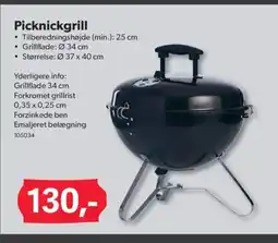 BigDollar Picknickgrill tilbud