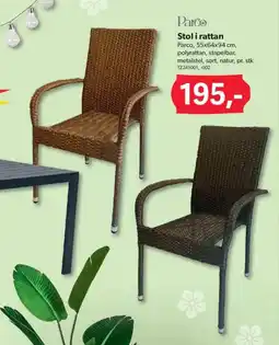 BigDollar Parco Stoli rattan tilbud