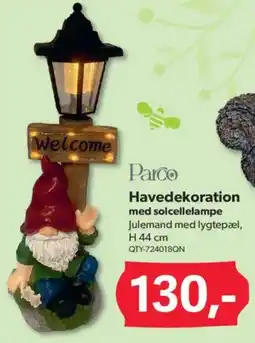 BigDollar Parco Havedekoration med solcellelampe tilbud