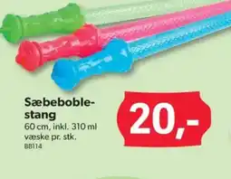 BigDollar Sæbeboble- stang tilbud
