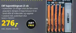 10-4 Byggecenter CMT bajonetklingesæt 25 stk tilbud