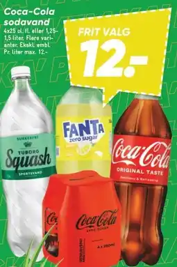Bilka Coca-Cola sodavand 4 x 25 cl tilbud