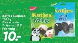 Bilka Katjes Slikpose 75-80 g tilbud