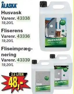 Harald Nyborg ALASKA Husvask, Fliserens eller Fliseimprægnering tilbud