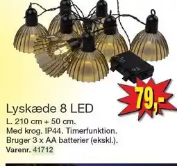 Harald Nyborg Lyskæde 8 LED tilbud