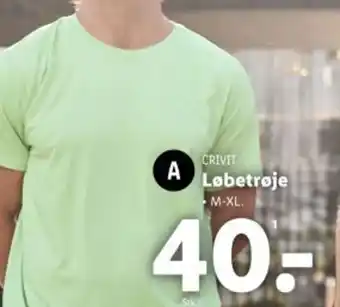 Lidl CRIVIT Løbetrøje tilbud