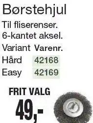 Harald Nyborg Børstehjul tilbud