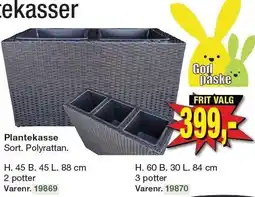 Harald Nyborg Plantekasse 2 eller 3 potter tilbud