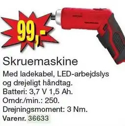 Harald Nyborg Skruemaskine tilbud