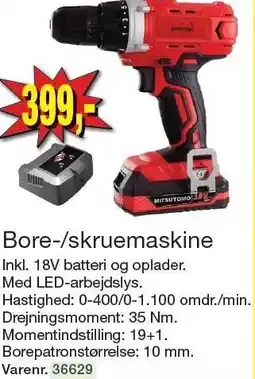 Harald Nyborg Bore-/skruemaskine tilbud