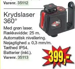 Harald Nyborg Krydslaser 360° tilbud
