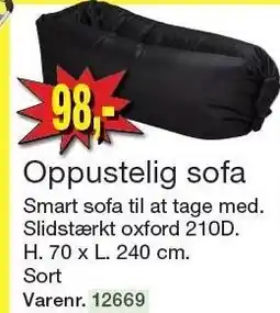 Harald Nyborg Oppustelig sofa tilbud