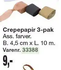 Harald Nyborg Crepepapir 3-pak tilbud