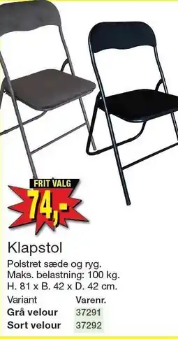 Harald Nyborg Klapstol tilbud