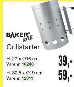 Harald Nyborg BAKER GRILL Grillstarter tilbud