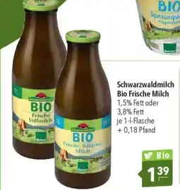 Citti Schwarzwaldmilch bio frische milch tilbud