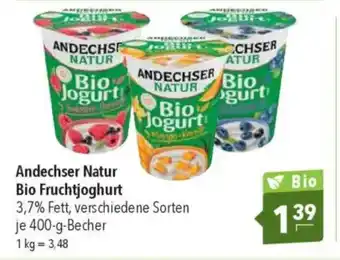 Citti ANDECHSER NATUR Bio fruchtjoghurt tilbud