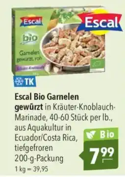 Citti ESCAL Bio garnelen gewürzt tilbud