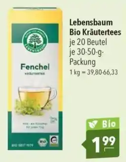 Citti Lebensbaum bio kräutertees tilbud