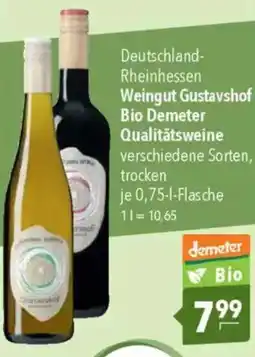 Citti Weingut gustavshof bio demeter qualitätsweine tilbud