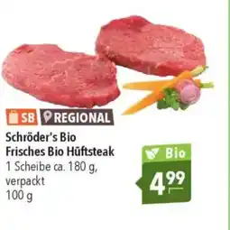 Citti Schröder's bio frisches bio hüftsteak tilbud