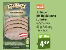 Citti JUFFINGER Bio heublumen- schinken tilbud