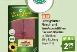 Citti Ludwigsluster fleisch- und wurstspezialitäten bio rindersalami tilbud