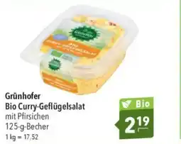 Citti Grünhofer bio curry-geflügelsalat tilbud