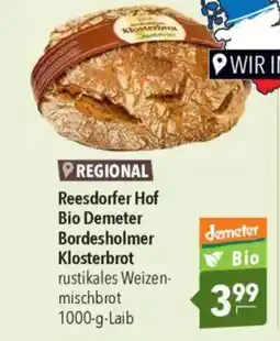 Citti Reesdorfer hof bio demeter bordesholmer klosterbrot tilbud