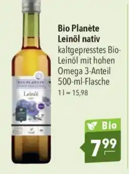 Citti Bio planète leinöl nativ tilbud