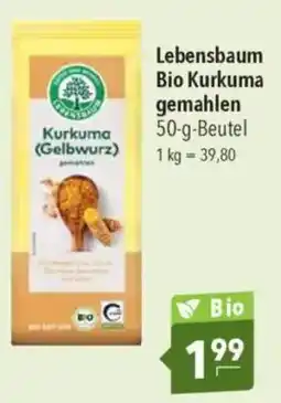 Citti Lebensbaum bio kurkuma gemahlen tilbud