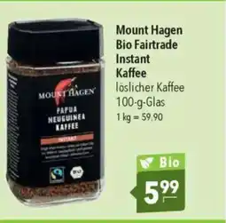 Citti MOUNT HAGEN Bio fairtrade instant kaffee tilbud