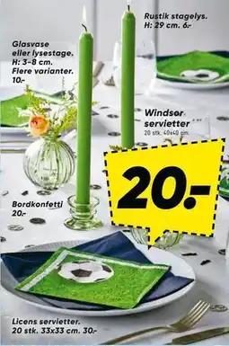 Bilka Licens servietter tilbud