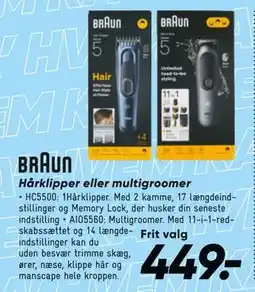 Bilka Hårklipper eller multigroomer tilbud
