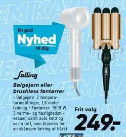 Bølgejern eller brushless føntørrer