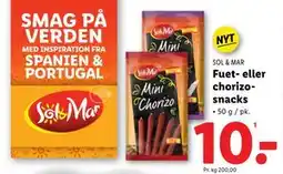 Fuet- eller chorizosnacks