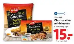 Lidl Churros eller minichurros tilbud