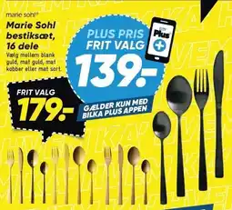 Bilka Marie Sohl bestiksæt, 16 dele tilbud