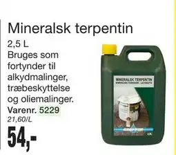 Harald Nyborg Mineralsk terpentin tilbud