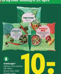 Coop 365 Grøntsager* tilbud