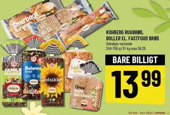 Løvbjerg KOHBERG RUGBRØD, BOLLER EL. FASTFOOD BRØD tilbud