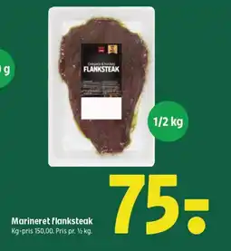 Coop 365 Marineret flanksteak tilbud