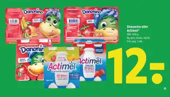Coop 365 Danonino eller Actimel* tilbud