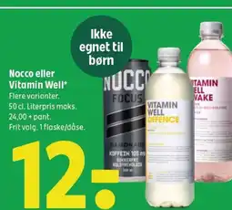 Coop 365 Nocco eller Vitamin Well* tilbud