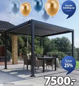 JYSK KONGEMOSE PERGOLA tilbud
