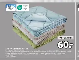 JYSK STETINDEN FIBERDYNE tilbud