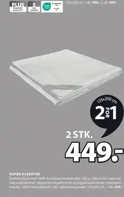 JYSK KUPEN SILKEDYNE tilbud