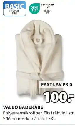 JYSK VALBO BADEKÅBE tilbud