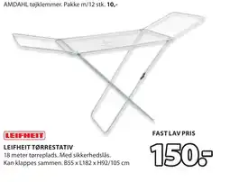 JYSK LEIFHEIT TØRRESTATIV tilbud