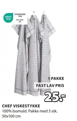 JYSK CHEF VISKESTYKKE tilbud